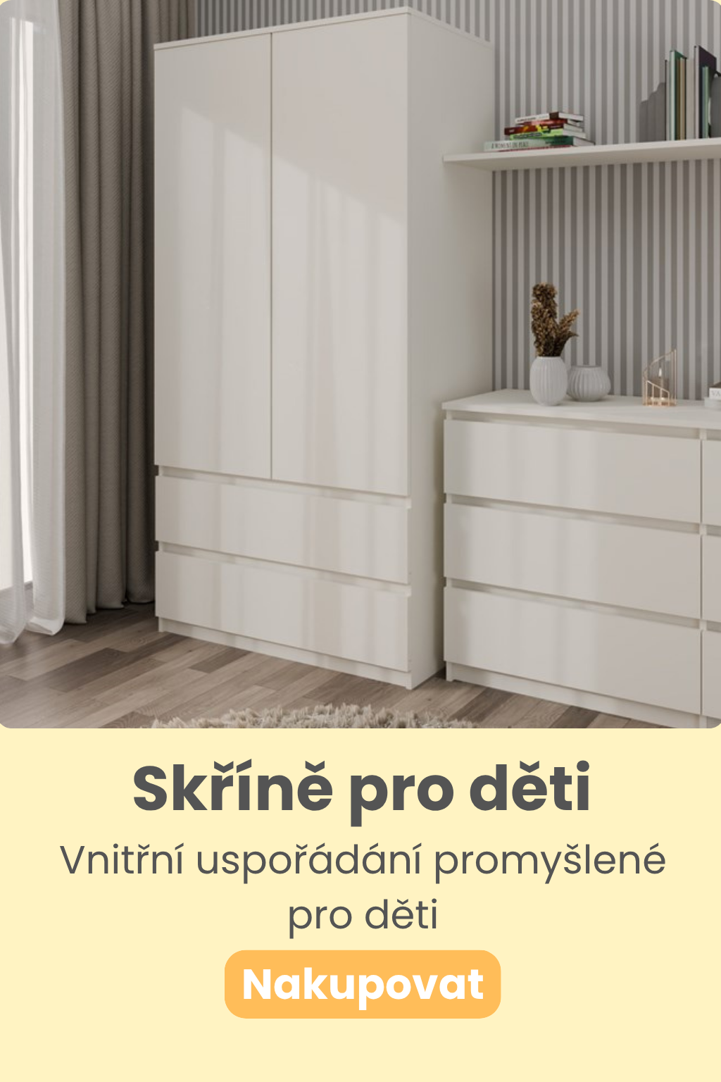 Skříně do dětského pokoje