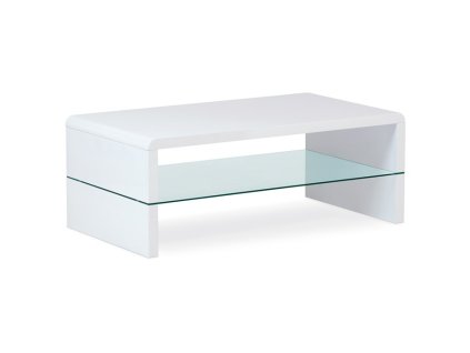 Konferenční stolek 110x60cm, mdf, bílá, AHG-402 WT (Barva Bílá)