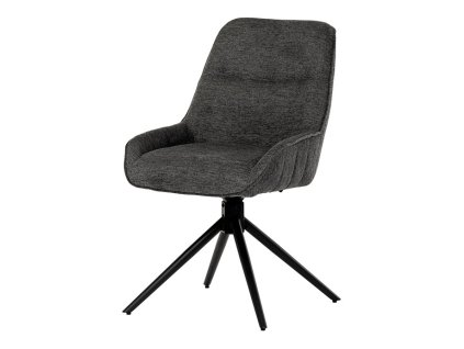 Jídelní židle, šedá, látka, HC-535 GREY2 (Barva Šedá)