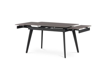 Jídelní stůl rozkládací 120-180x80 cm, keramika, mramor, HT-405M GREY (Barva Šedá)
