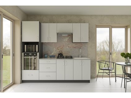 moderna kuchyna modest 1 240 white grafit qxhdk7uqzvogbkbo