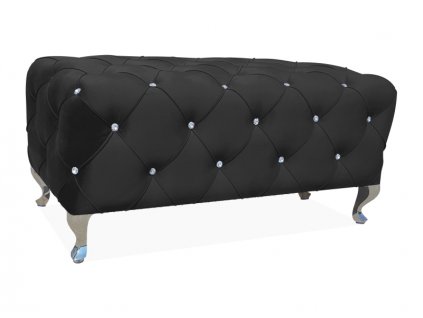 hestiav19s puf lawka hestia velvet czarny bluvel 19 srebrny