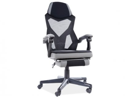 obrq939sz fotel obrotowy q 939 czarny szary