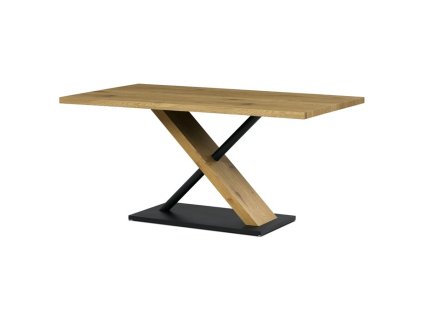 Jídelní stůl 160x90cm, mdf, dub, AT-3018 OAK (Barva Hnědá)