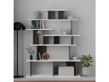 moderne dizajnove regal kniznica biela antracit rafe ofvbfcmlohhu5ozt sawc3ly2abdif9vq