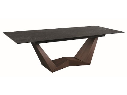 bonuccico200 stol bonucci ceramic czarny nero greco orzech 200 250 x98
