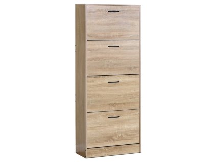 Botník, mdf, hnědá, ABO-G1018 OAK (Barva Hnědá)