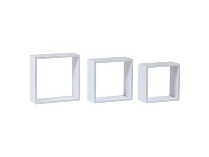 Polička, mdf, bílá, P-008 WT2 (Barva Bílá)