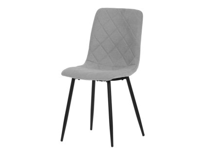 Jídelní židle, šedá, látka, CT-283 SIL2 (Barva Šedá)