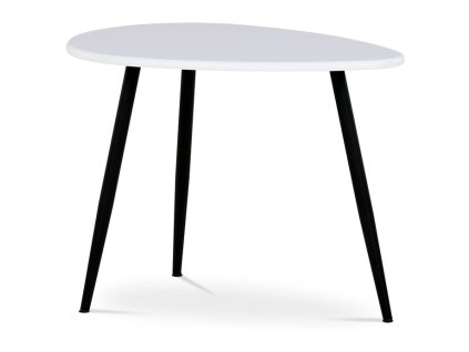 Odkládací stolek 60x40x45cm, mdf, bílá, AF-3011 WT (Barva Bílá)