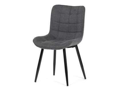 Jídelní židle, šedá, látka, HC-462 GREY2 (Barva Šedá)