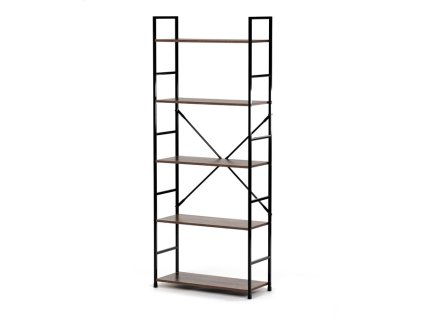 Regál, dřevo, přírodní, GD-225 OLW (Barva Hnědá)