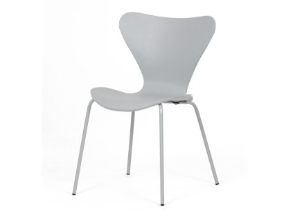 Jídelní židle, šedá, plast, CT-X7034 GREY (Barva Šedá)
