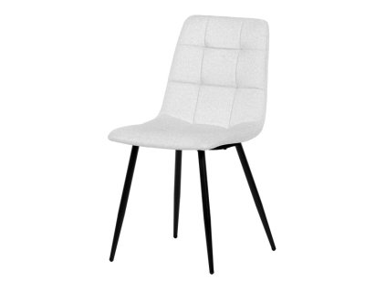 Jídelní židle, bílá, sametová látka, DCL-X7015 WT2 (Barva Bílá)