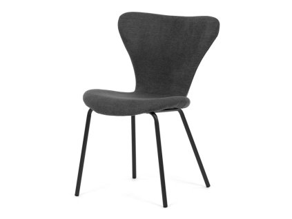 Jídelní židle, šedá, látka, CT-S8010 GREY2 (Barva Šedá)
