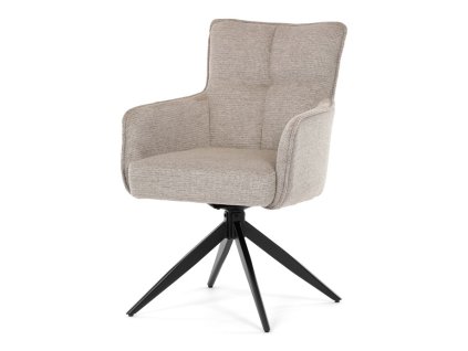 Jídelní židle, béžová, látka, DCH-P3170 LAN2 (Barva Béžová)