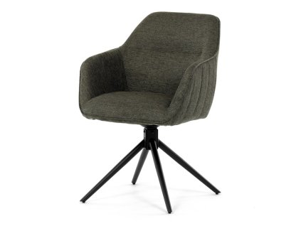 Jídelní židle, zelená, látka, HC-536 GRN2 (Barva Zelená)