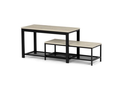 Botník, mdf, přírodní, ABO-W2124 SON (Barva Přírodní)