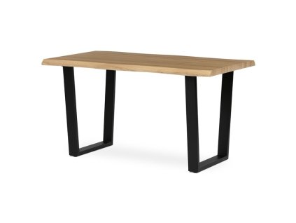 Jídelní stůl 140x80cm, mdf, divoký dub, HT-F4214 OAK (Barva Hnědá)