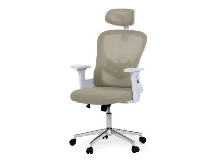 Kancelářská židle, houpací mechanismus, béžová síťovina, KA-K2031 BGE (Barva Béžová)