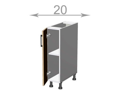 120540 3 120540 3 120540 3 kuchynska dolna skrinka sirka 20 cm 1 dvierka 1nrotwopyzaoaqlf