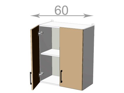 kuchynska horna skrinka sirka 60 cm 2 dvierka 4uggpp77atjgdm3v