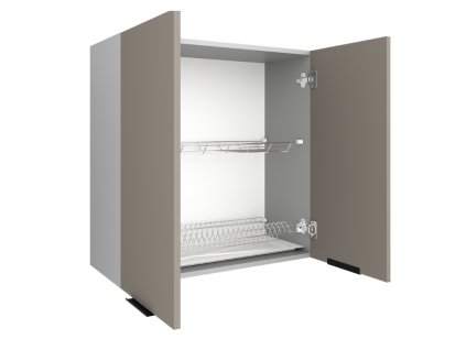 120813 4 krafty kuchynska skrinka s odkapavacem 80 cm korpus dub sonoma dvirka grafit