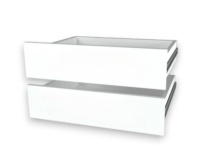 Zásuvky (2ks) 43x60 ke skříni bílá diamant