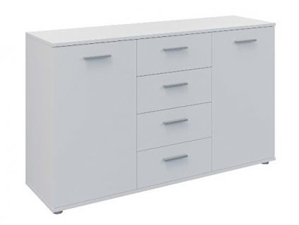 Komoda ZENOBI 2D4S bílá mat
