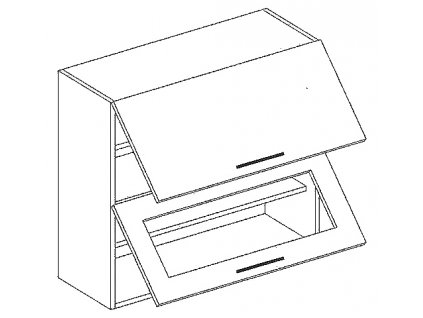 W80SP horní skříňka výklopná GOBI