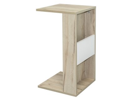 Konferenční stolek LAIT dub kraft šedý/bílá