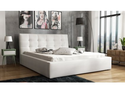 Postel TEKLI 140x200 výběr ekokůže (potah madryt 9333)