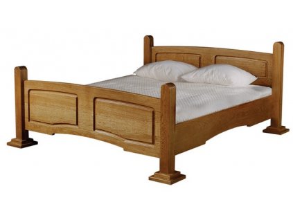 Postel 180x220 cm LEWIS (barva moření 01 bílá)