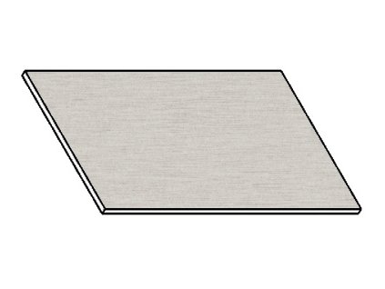 Kuchyňská pracovní deska 100 cm aluminium mat