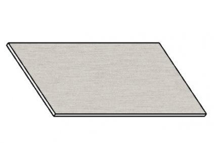 Kuchyňská pracovní deska 120 cm aluminium mat