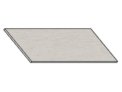 Kuchyňská pracovní deska 160 cm aluminium mat