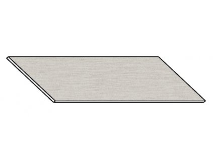 Kuchyňská pracovní deska 240 cm aluminium mat