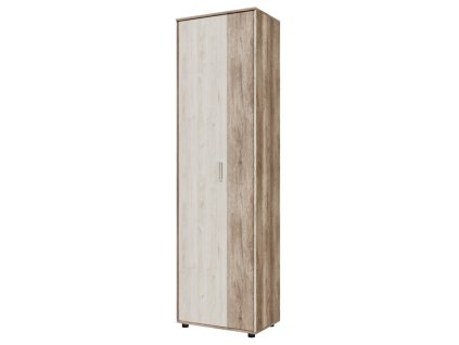 Šatní skříň 60 2D VIZIT 1 dub canyon/hickory světlý