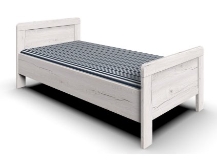 Postel 90x200 MARGITA 299 dub bílý