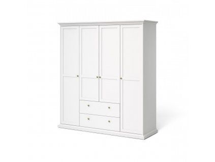 Šatní skříň Provence 369 bílá