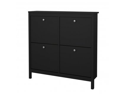 Výklopný botník Real černá