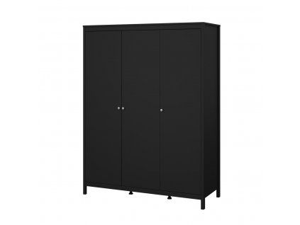 Šatní skříň Real 3d černá