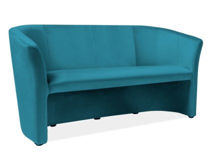 Čalouněný trojsedák TM-3 VELVET tyrkysová