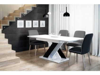 bx table white gloss black gloss 1