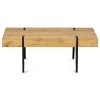 Konferenční stolek 110x60x42cm, mdf, divoký dub, AHG-233 OAK (Barva Černá)
