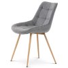 Jídelní židle, šedá, látka, CT-394 GREY2 (Barva Šedá)