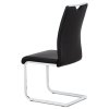 Jídelní židle, černá, ekokůže, DCL-411 BK (Barva Šedá)