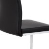 Jídelní židle, černá, ekokůže, DCL-411 BK (Barva Šedá)