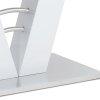 Jídelní stůl rozkládací 120-160x80 cm, mdf, bílá, HT-510 WT (Barva Bílá)