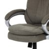 Kancelářské křeslo, houpací mechanismus, šedá látka, KA-G198 GREY2 (Barva Šedá)